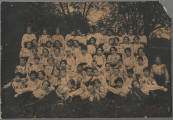 Grup de elevi și adulți în port tradițional (1926). Nr. inv. 4742